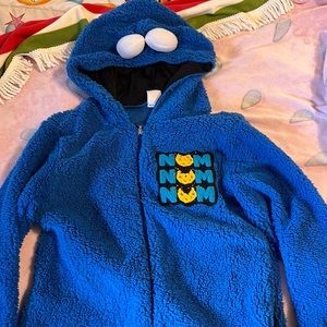 Cookie Monster onesie